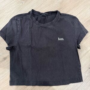 Kith Charcoal Cropped Tee